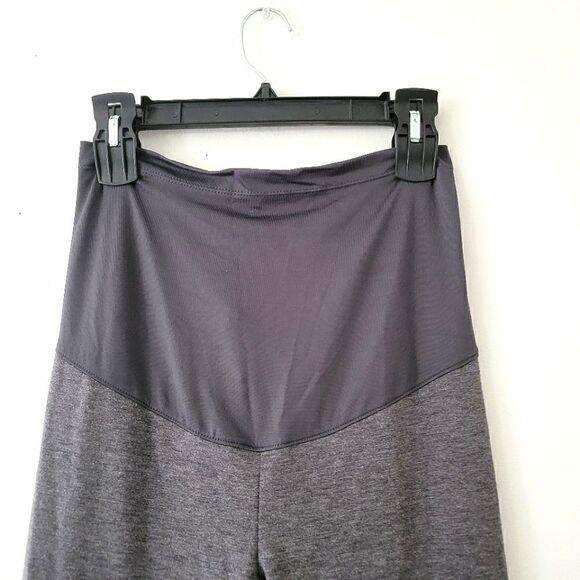 Liz Lange Maternity Leggings Gray Ankle  Zips XS - Picture 4 of 10
